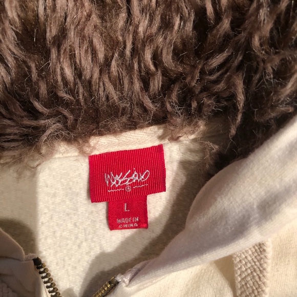 Wasson Sweaters - CLOSET CLEARANCE. Faux fur hooded zip sweatshirt